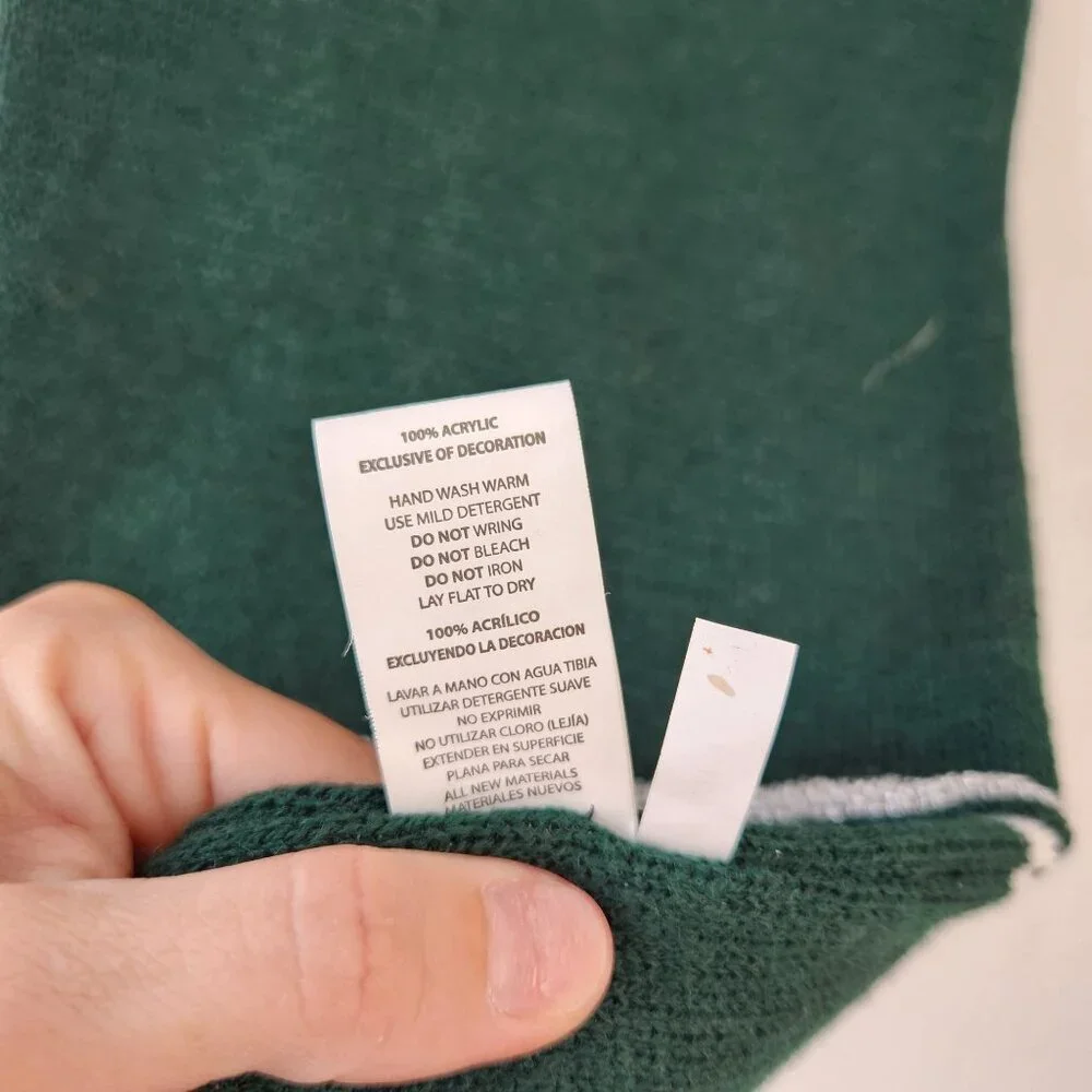 Forever Collectibles Michigan State University MSU Spartans Green Scarf OS